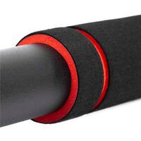 Bara tractiuni reglabila pentru usa 82-130 cm, otel si spuma NBR, capacitate 300 kg, negru