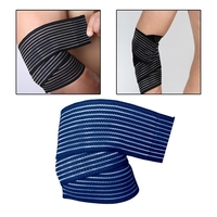 Orteza Elastica, Flippy, Pentru Picior/Mana, cu Prindere Velcro, 7.5 x 180 cm, din Nailon, Albastru