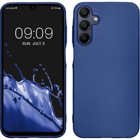 Husa de Protectie Matte TPU, Vafy, pentru Samsung Galaxy A35 5G, Protectie Camera, Antisoc, Antizgariere, Antialunecare, Acoperire Completa, Albastru