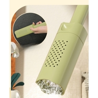Mini Mop, Flippy, Pentru Uz Casnic, Sistem Autostoarcere, Portabil, Mop cu Burete, Rotire 180°,15 x 27.5 cm, Verde