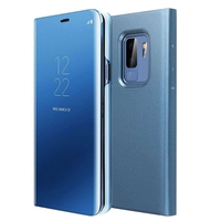 Husa Huawei P Smart 2020 Flip Cover Oglinda Albastru