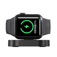 Incarcator Wireless pentru Smart iWatch, Vafy, Compatibil cu Apple iWatch 1/9, Magnetic Charger, Interfata TYPE-C, 3W, 7.5 x 7.5 x 1.2 cm, Pliabil, Negru