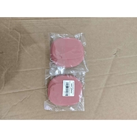 Husa din Silicon, Vafy, pentru Casti, Cabluri, Portabil, 8.5 x 10 x 2 cm, Rosu Oranj
