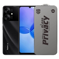 Folie de Protectie pentru Xiaomi Redmi 13R, Vafy, Sticla Securizata ESD Antistatica, Super-X Privacy OG, Margini Negre, 0.30 mm, Transparent Inchis