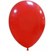 Set 12 Baloane, Flippy, din Latex Standard, 30 cm, Rosu