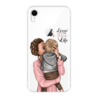 Husa protectie Flippy compatibila cu Apple iPhone 13 Glass print Lovin the Mom Multicolor
