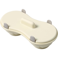 Recipient Dublu pentru Oua, Flippy, din Plastic , pentru Gatit la Microunde, 22 x 11.8 x 8 cm, Gri