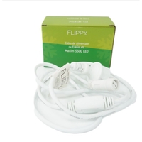Cablu de Alimentare Instalatie de Craciun, Vafy®, Max 5500 LED, cu Flash, 220 V, IP65, Alb