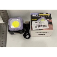 Lanterna Tip Breloc, Vafy, 5 Moduri de Luminat, Incarcare USB Tip C, 5W, Impermeabila IPX5, 500 lm, COB, Mov