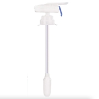 Dispenser Dozator Automat pentru Bauturi, Vafy, Dozator Electric Automat pentru Bidon de Apa, cu Baterii AA, 34 x 11 cm, Alb/Albastru