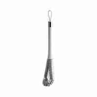 Perie de Curatat Pahare, Sticle, Biberoane, Flippy, cu Maner Lung, Uz Casnic, Silicon, Ergonomic, 3.9x5.4x38.5cm, Verde