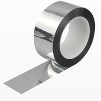 Set 24 Role Banda Adeziva de Aluminiu, Rezistenta UV, Aderenta, Izolare, Protectie, 50mmx50m, Argintiu