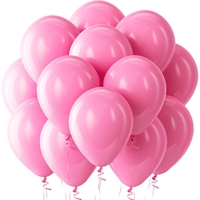 Set 12 Baloane, Flippy, din Latex Standard, 30 cm, Roz