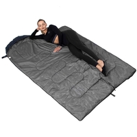 Sac de dormit tip mumie, cu geanta de transport, 210x73cm, 8-20grade, culoare gri