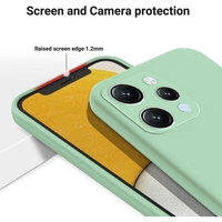 Husa de Protectie Matte TPU, Vafy, pentru Xiaomi Redmi 12, Protectie Camera, Antisoc, Antizgariere, Antialunecare, Acoperire Completa, Verde