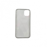 Husa protectie Vafy compatibila cu Samsung Galaxy A32 5G Soft IMD TPU Marble Geometric Alb