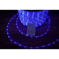 Instalatie Craciun, 26 m, 624 Led-uri, Furtun Luminos, Albastru, Transformator, Sectionabila, 220 V, Vafy