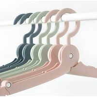 Umeras Pliabil de Calatorie, Flippy, Mini Cuier Portabil pentru Haine, Suport de Uscare, 14x7x1.4cm, Roz