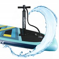 Pompa manuala cu manometru pentru SUP, 15 PSI – dubla actiune, furtun 130 cm