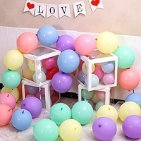 Set 12 Baloane, Flippy, din Latex Macaroon, 30 cm, Mov