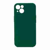 Husa pentru Samsung Galaxy A3 4G, Vafy, Liquid Silicone, cu Microfibra pe interior, Protectie Antisoc, Verde inchis