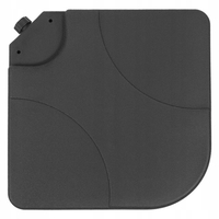 Suport baza umbrela 103x103cm, cu 4 elementi, umplere cu apa sau nisip