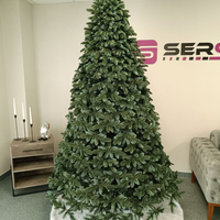 Brad artificial Christmas Deluxe by Sersimo, Canada argintiu, 3D, 230cm