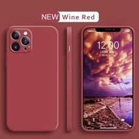 Husa pentru Apple iPhone 14 Plus Vafy, Liquid Silicone, cu Microfibra pe interior, Protectie Antisoc, Wine red, Claret