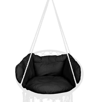 Perna pentru scaun rotund tip leagan suspendat, negru