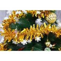 Beteala Craciun, Flippy, auriu, marimea: 2 m x 9 cm x 9 cm material:folie PVC, interior/exterior