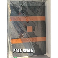 Cos Multifunctional pentru Rufe, Cos Depozitare, Vafy, Gri Inchis, 50x34x32, Geanta Durabila pentru Lemne si Accesorii