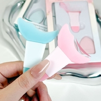 Kit de Aplicare Tus, Flippy, pentru Incepatori, Accesoriu Machiaj, 4 Produse, Tus Impermeabil, Negru, Cutie Mint