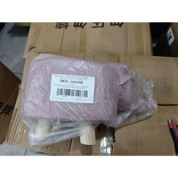 Taburet pentru Copii, Vafy, Scaun Tip Taburet, Model Elefant, din Lemn Masiv, Scaun pentru Copii, 30 x 25 x 25 cm, Roz