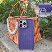 Husa de Protectie TPU, Vafy, pentru Apple iPhone 14 Plus, 3D Cube, cu Inel, Protectie Camera, Antisoc, Antizgariere, Antialunecare, Acoperire Completa, Mov