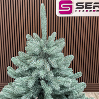 Brad artificial Christmas Deluxe by Sersimo, Laponia Select argintiu, integral 3D, 180cm