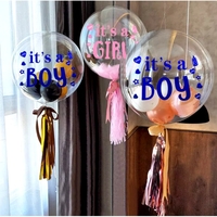 Sticker Autocolant, Vafy, Tematica Gender Reveal, Model Scris It's a Girl, 19.5x27.5 cm, Roz
