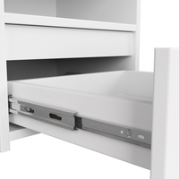 Noptiera cu 1 sertar, PAL laminat 16mm, 40x35x40 cm, alb