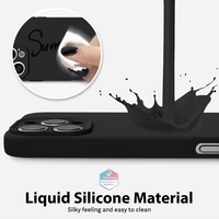 Husa de Protectie Matte TPU, Vafy, pentru Apple iPhone 16 Pro Max, Protectie Camera, Antisoc, Antizgariere, Antialunecare, Acoperire Completa, Negru