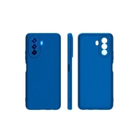 Husa pentru Huawei NOVA Y70, Vafy, Liquid Silicone, cu Microfibra pe interior, Protectie Antisoc, Navy Blue