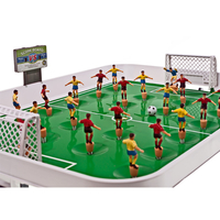 Joc fotbal de masa cu jucatori pe arc, set complet cu 22 figurine si tabla de scor, 50x37x13 cm