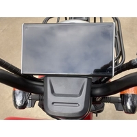 Triciclu Electric V6, Saige, Fara Permis, cu Doua Locuri, Motor 1800W, Baterie 72V24Ah, Autonomie 60km, 220x88x105 cm, Viteza Maxima 25km/h, Rosu