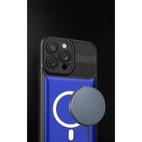 Husa Urban Armor pentru Samsung Galaxy A24 4G, Vafy, Suport Auto Magnetic, Protectie Antisoc, Albastru