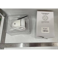 Aparat de Scame 2 in 1, Vafy, Curatare Haine si Lampa de Veghe, 3 Trepte, Incarcare Tip C, 4 W, 9 x 10 cm, Alb