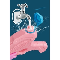 Pistol cu Apa pentru Copii, Rezervor, Pentru Piscina/Plaja, Flippy, 6ani+, 3 duze, Roz, 500ML
