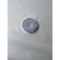 Lampa de Veghe LED, Flippy, cu Senzor de Miscare, Doua Tipuri de Lumina Alb Rece, Incarcare USB, Intrerupator On/Off/Auto, 0.6W, 300mAh, Design Rotund, Alb, 8.5x2.3 cm