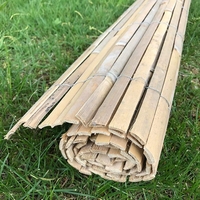 Panou de gard/paravan din bambus Sersimo, 100x300cm, 12mm