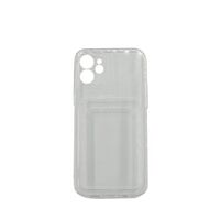 Husa protectie Vafy cu suport card compatibila cu Apple iPhone 7G/8G/SE 2020 Transparent