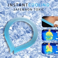 Dispozitiv De Racorire Tip Guler, Vafy, Pentru Scaderea Temperaturii Corpului, Cu Racire Rapida, Reutilizabil, Non-Toxic, TPU, Diametru de 120 mm
