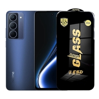 Folie de Protectie pentru Realme Narzo 80x, Vafy, Sticla Securizata ESD, Margini Negre, Rezistenta la Zgirieturi, Antistatica, 0.35 mm, Transparenta