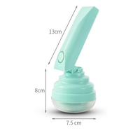 Aparat Pentru Curatat Scame, Par Si Praf, Vafy, Trimmer pentru Diferite Tipuri De Material, Cu Lame Din Otel Inoxidabil, Maner Flexibil, Incarcare Prin USB, 13x8 cm, Verde